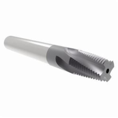 Allied Machine & Engineering Threadmill USA TM27NPTCHM Helical Flute Thread Mill With Internal Through Coolant Channel, 1/16-27, 1/8-27 NPT Thread, 58 mm OAL, 3 Flutes, 6 mm Dia Shank